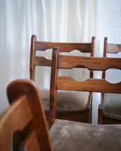 Load image into Gallery viewer, Set of 6 Oak Razorback Dining Chairs