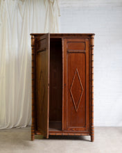 Load image into Gallery viewer, French Faux Bamboo Wardrobe / Armoire
