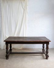 Load image into Gallery viewer, Solid Oak Spanish Dining Table