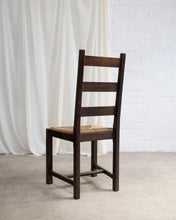 Load image into Gallery viewer, Ladder Back Oak and Rush Dining Chair