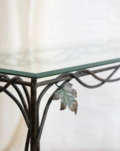 Load image into Gallery viewer, Heavy Twisted Tole Metal Console Table
