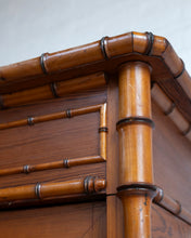 Load image into Gallery viewer, Faux Bamboo French Wardrobe