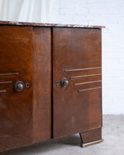Load image into Gallery viewer, Art Deco Marble Top Sideboard