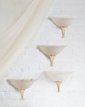 Load image into Gallery viewer, Up-lit Alabaster Sconces