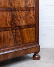 Load image into Gallery viewer, 19th century (Louis Philippe) Flame Mahogany Drawers