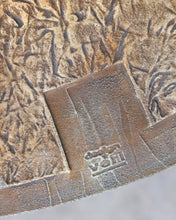 Load image into Gallery viewer, Round Aztec Sun Face Coffee Table