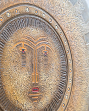 Load image into Gallery viewer, Round Aztec Sun Face Coffee Table