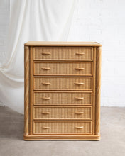 Load image into Gallery viewer, Pencil Reed and Cane Tallboy