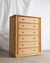 Load image into Gallery viewer, Pencil Reed and Cane Tallboy