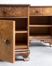 Load image into Gallery viewer, ON HOLD - Art Deco Walnut Bedside Tables