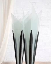 Load image into Gallery viewer, Floor Standing Iron and Glass Art Deco Lamps