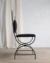 Load image into Gallery viewer, Neo-classical wrought iron chair