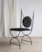 Load image into Gallery viewer, Neo-classical wrought iron chair