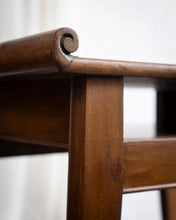 Load image into Gallery viewer, Scroll Detail Oak Drinks Trolly