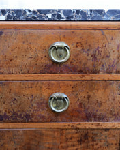 Load image into Gallery viewer, Marble Top Walnut Sideboard