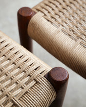 Load image into Gallery viewer, INDIVIDUAL Niels O. Møllers Model 75 Paper Cord Dining Chairs