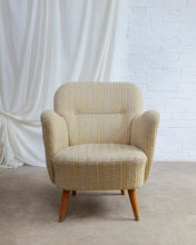 Load image into Gallery viewer, Mid-Century Pale Yellow Armchair, Europe Mid-20th Century