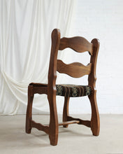 Load image into Gallery viewer, Set of 6 Razor Back Oak Chairs
