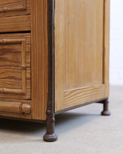 Load image into Gallery viewer, French Faux Bamboo Dresser With Marble Top