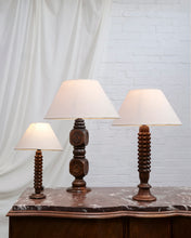 Load image into Gallery viewer, XL Charles Dudouyt Carved Lamp