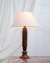 Load image into Gallery viewer, XL Charles Dudouyt Carved Lamp