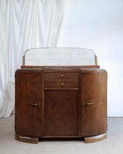 Load image into Gallery viewer, Art Deco Stepped Walnut Sideboard