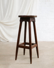 Load image into Gallery viewer, Midcentury Oak Bar Stool