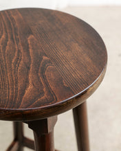 Load image into Gallery viewer, Midcentury Oak Bar Stool