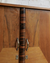 Load image into Gallery viewer, Art Deco Cabinet With Geometric Marquetry