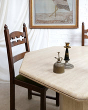 Load image into Gallery viewer, Travertine Octagonal Dining Table