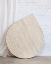 Load image into Gallery viewer, Travertine Teardrop Coffee Table