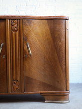 Load image into Gallery viewer, A Matching Pair of Deco Peach Marble Top Sideboards