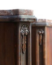Load image into Gallery viewer, Art Deco Bedside Tables With Pink Marble