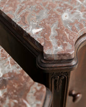 Load image into Gallery viewer, Art Deco Bedside Tables With Pink Marble
