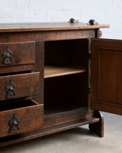 Load image into Gallery viewer, Arts And Crafts Oak Sidebaord