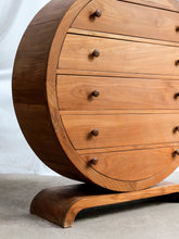 Load image into Gallery viewer, Modernist Round Chest Of Drawers