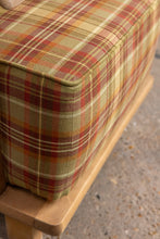 Load image into Gallery viewer, Oak Lounge Chair in Tartan