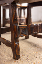 Load image into Gallery viewer, A Set Of 6 Northern Spanish Oak Dining Chairs