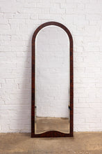 Load image into Gallery viewer, WALNUT VENEER ART DECO CURVED FLOOR MIRROR