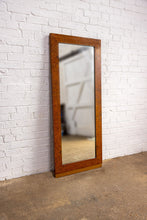 Load image into Gallery viewer, Art Deco Walnut Veneer Floor Length Mirror