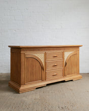 Load image into Gallery viewer, 70's Reeded Sideboard With Ceramic Inlay