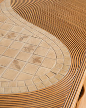 Load image into Gallery viewer, 70's Reeded Sideboard With Ceramic Inlay