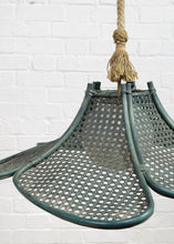 Load image into Gallery viewer, FRENCH CANE AND BENTWOOD FLOWER PENDANT