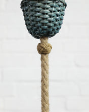 Load image into Gallery viewer, FRENCH CANE AND BENTWOOD FLOWER PENDANT