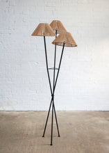 Load image into Gallery viewer, FRENCH TRIPOD FLOOR STANDING LAMP