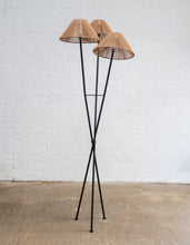 Load image into Gallery viewer, FRENCH TRIPOD FLOOR STANDING LAMP