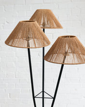 Load image into Gallery viewer, FRENCH TRIPOD FLOOR STANDING LAMP