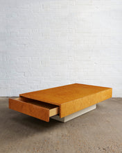 Load image into Gallery viewer, BURL WALNUT VENEER FLOATING COFFEE TABLE