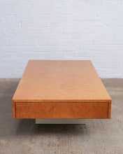 Load image into Gallery viewer, BURL WALNUT VENEER FLOATING COFFEE TABLE
