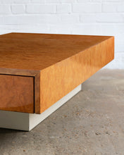 Load image into Gallery viewer, BURL WALNUT VENEER FLOATING COFFEE TABLE